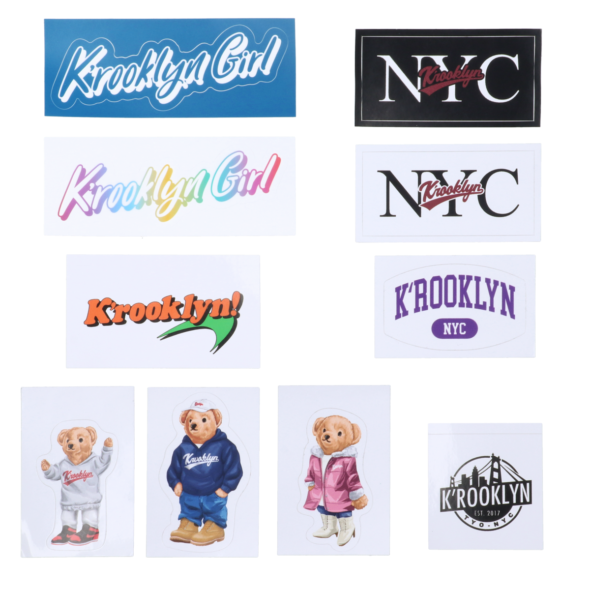 K'rooklyn Sticker 10枚SET