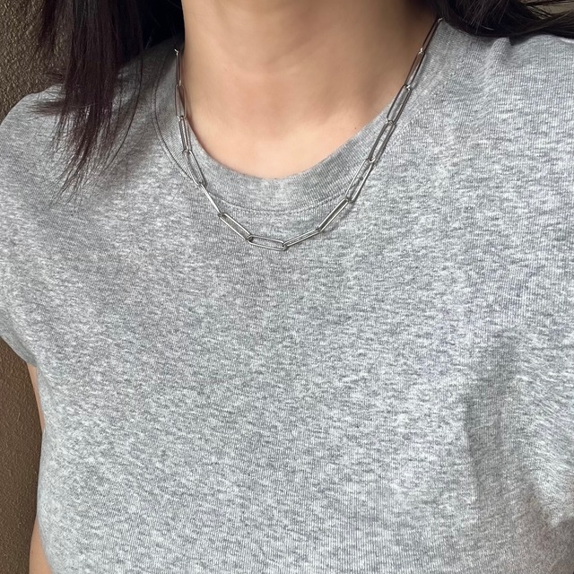 clip chain long necklace