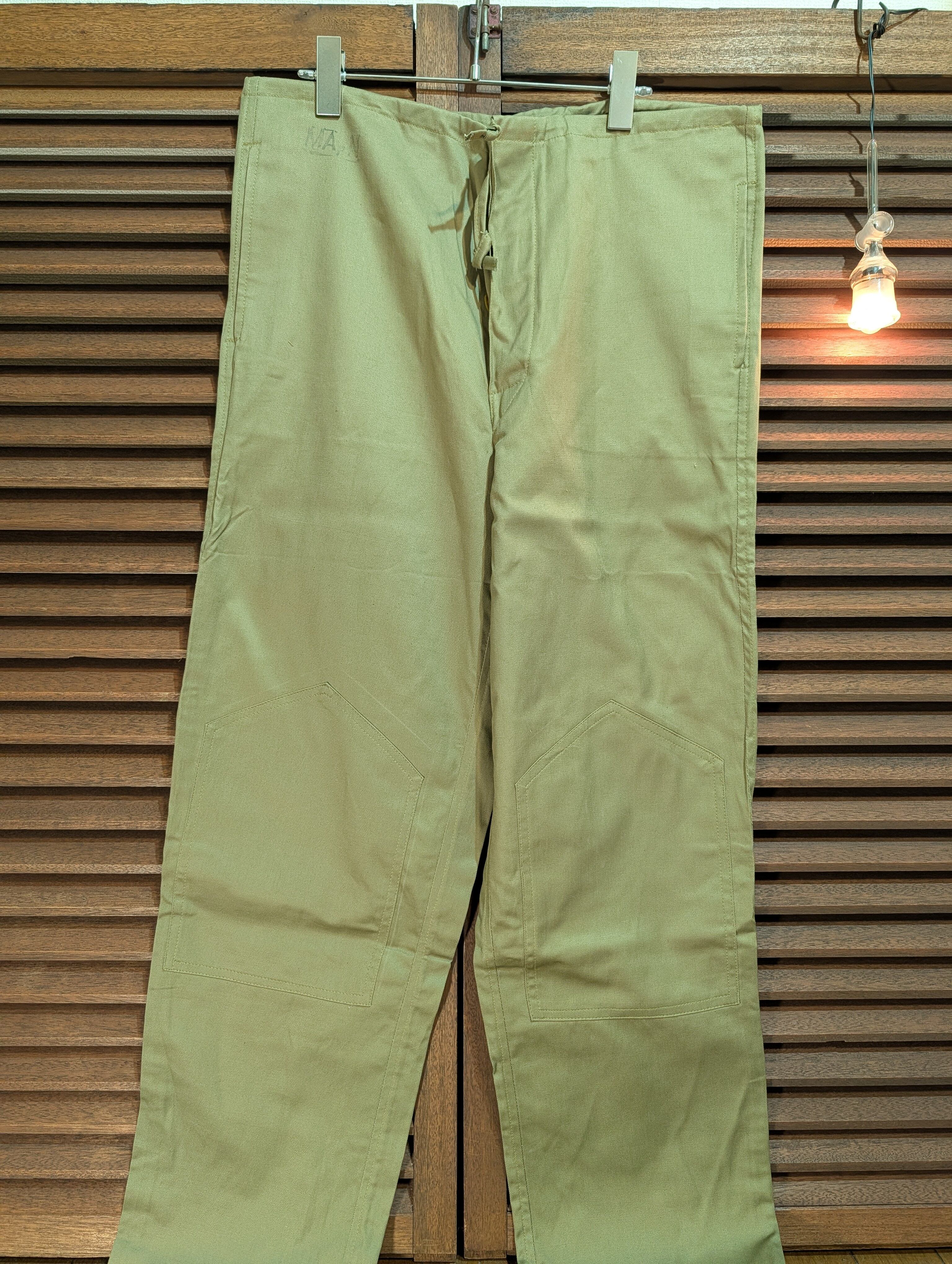 80s Romania Military Work Easy Pants 46 DeadStock