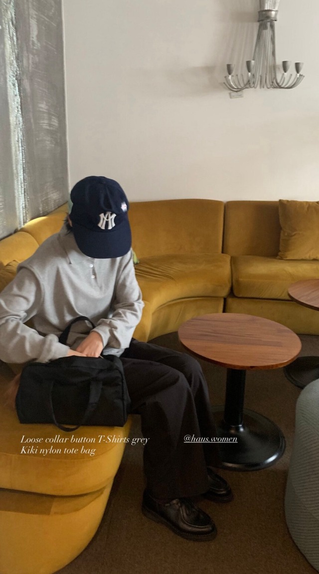 (予約) HAUS / Kiki nylon tote bag