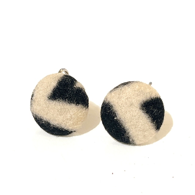 Cow design earrings