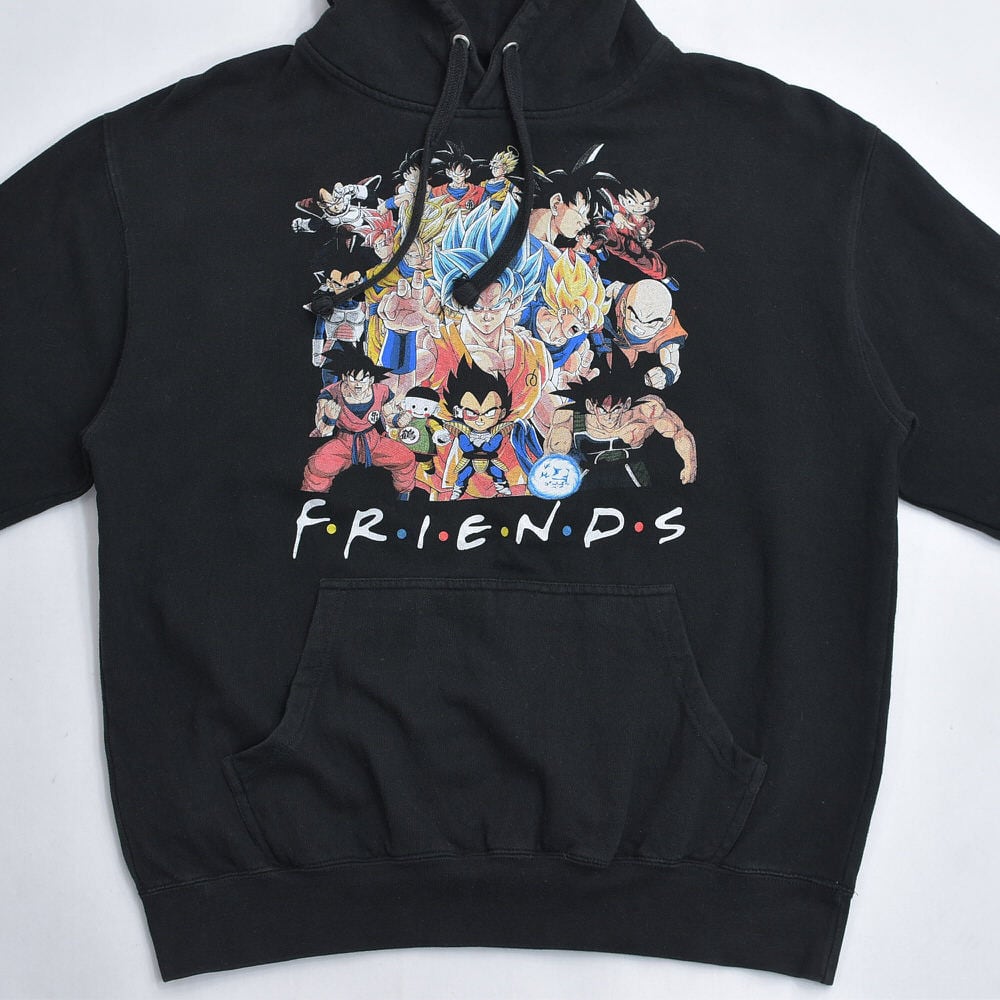 20s～ DRAGON BALL ドラゴンボール 孫悟空 FRIENDS プリント パーカー