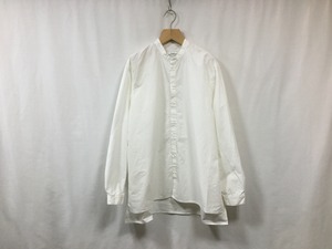 AUGUSTE-PRESENTATION Pajama Look ダンガリースタンドカラーシャツWHITE”