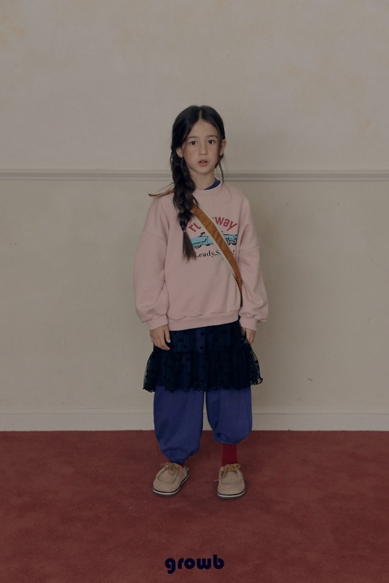 韓国子供服 / growb / ルート スウェット / 秋服 *XS~JM*