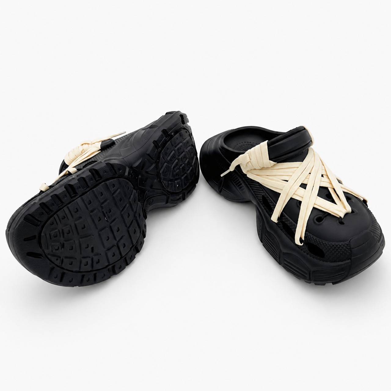 Cross Strap Volume Mules