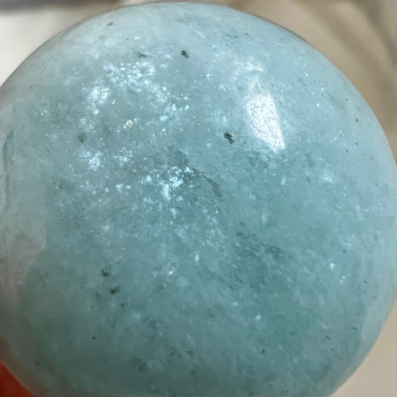 スターアクアマリンスフィアA*天然石インテリア*パワーストーン*置き物