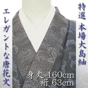 美術大島紬【都喜エ門】 最高にエレガントな本場大島紬 美品のお着物〈銀座 一凛〉