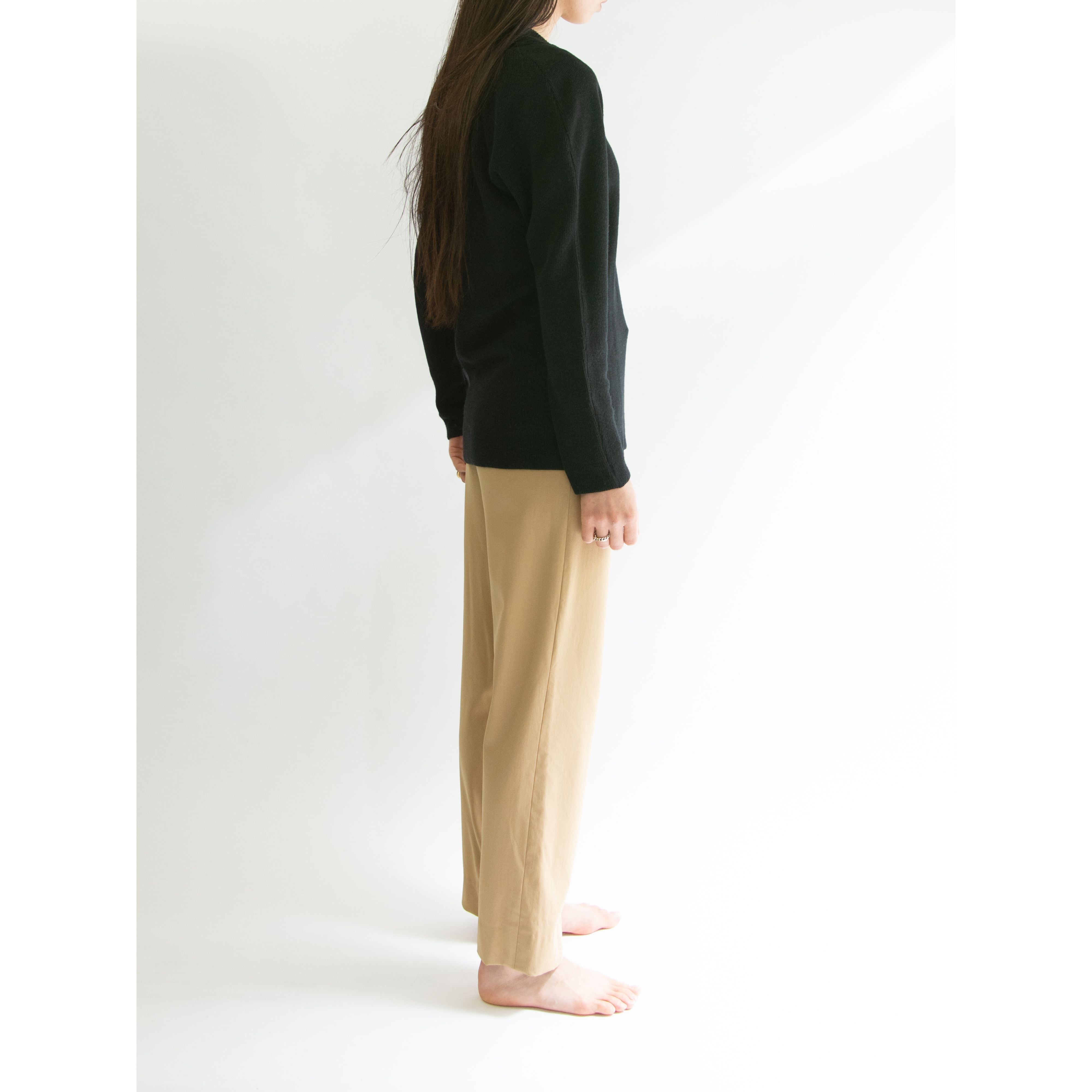 【LANVIN】Made in Italy Wool-Acrylic Pullover Sweater(ランバン イタリア製ウールアクリル プルオーバーセーター ニット)