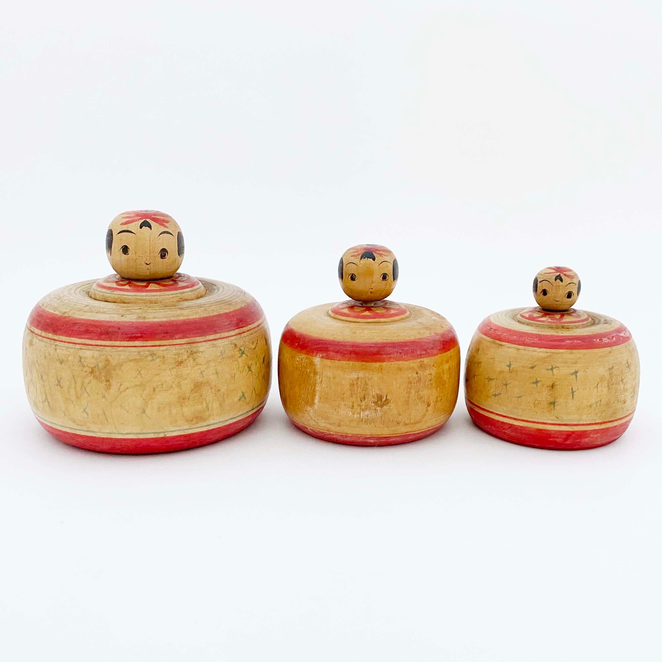 ヴィンテージえじこ3点セット(独立系 / 阿部常吉工人)