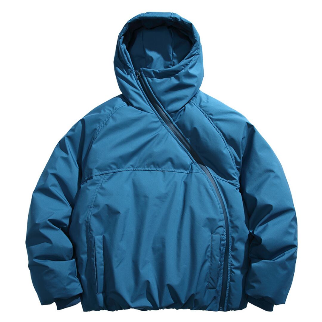 アシンメトリースタンドカラーブルゾン A18287