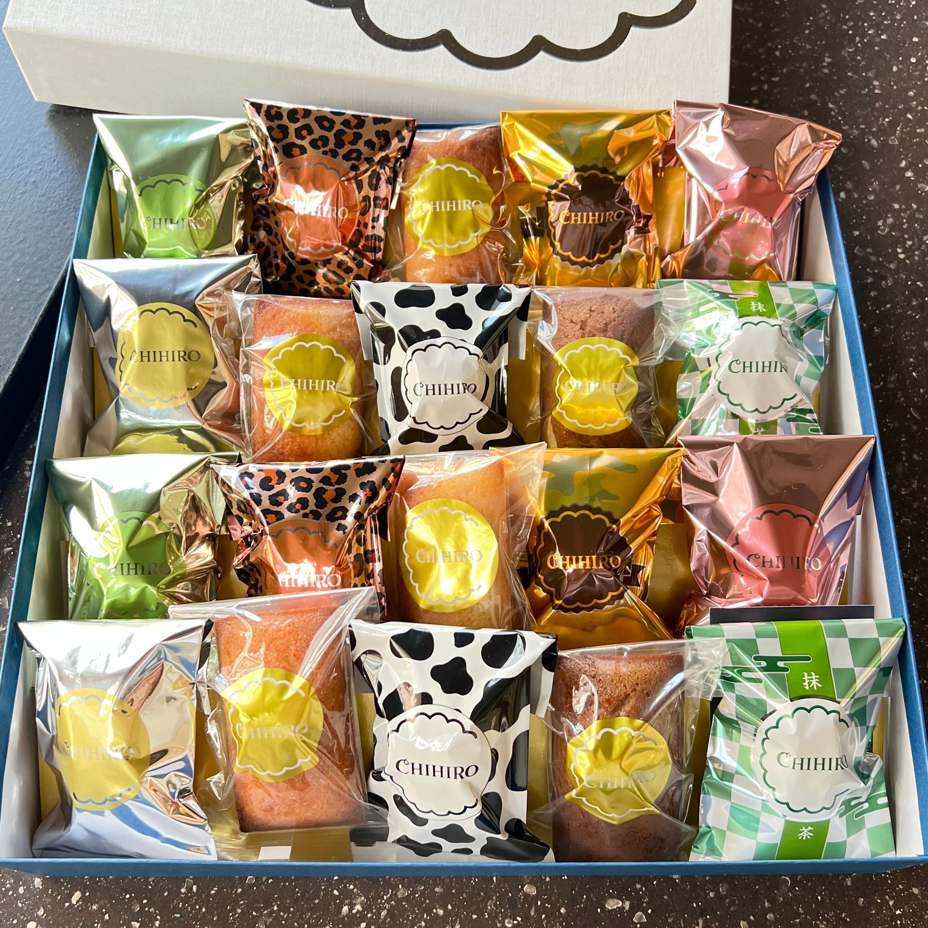 20個（10種類）フィナンシェ食べ比べ！贅沢フィナンシェBOX　ちひろ菓子店