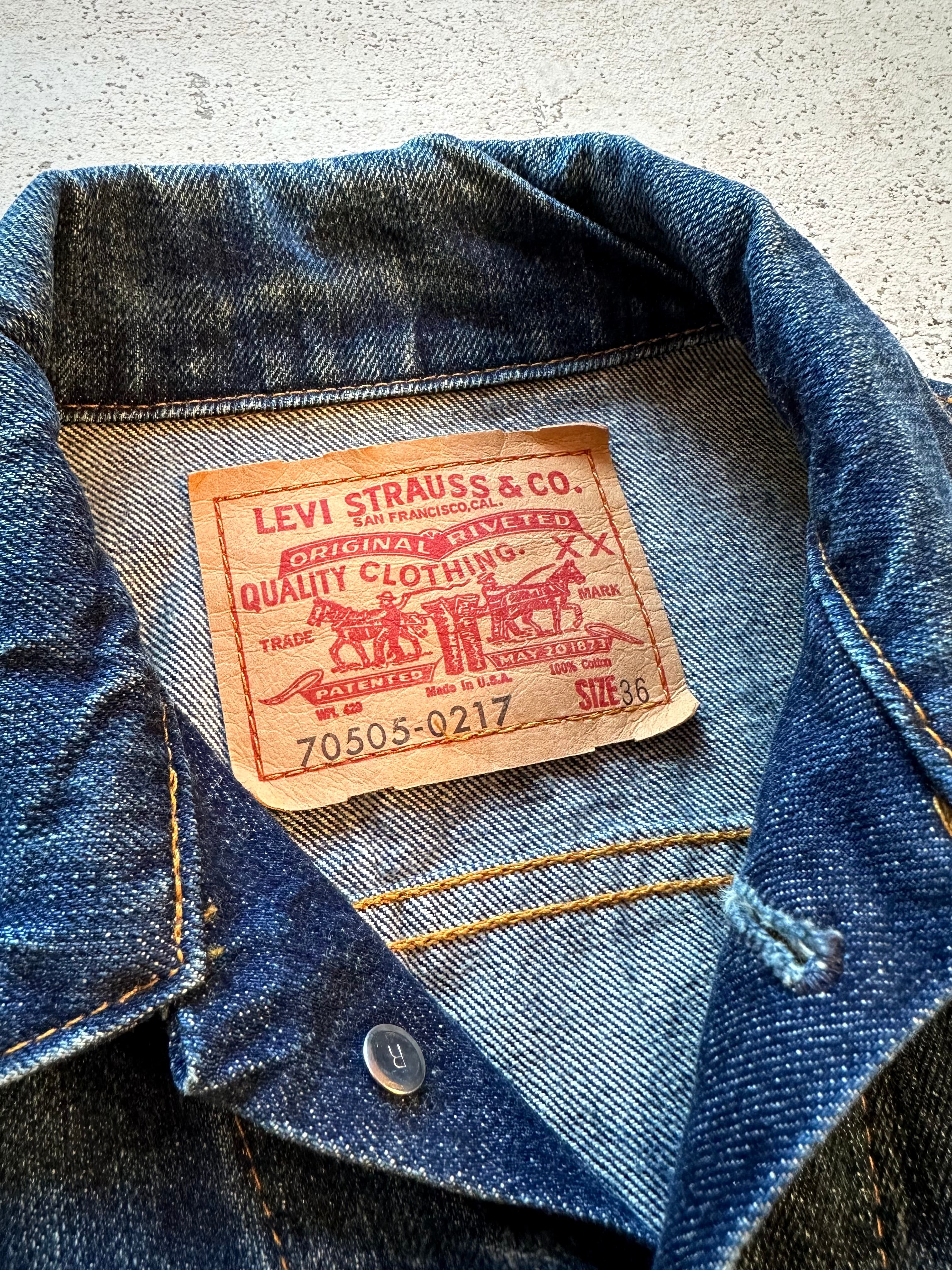 00s〜 MADE IN USA “ LEVI'S ” 70505 Big-E 3rd DENIM JACKET OLD