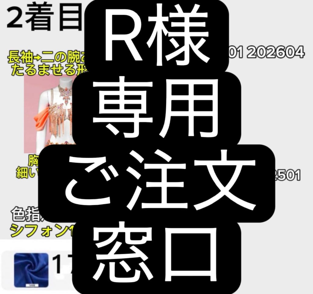 R様専用 ご注文窓口 ベリーダンス オーダーメイド衣装 MX