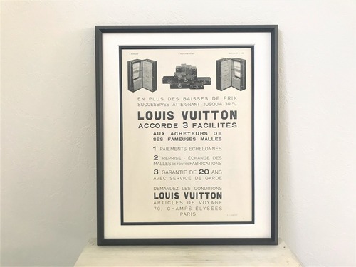 1932 LOUIS VUITTON Travel Trunk French advertisement