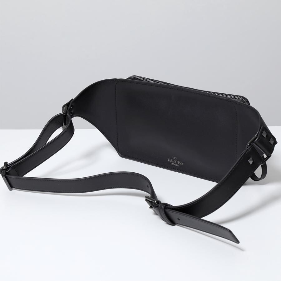 ヴァレンティノ VALENTINO ボディバッグ ベルトバッグ レザー ブルー  