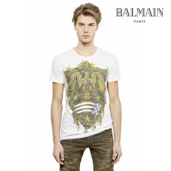 BALMAIN HOMME バルマン ウルフプリント ストール