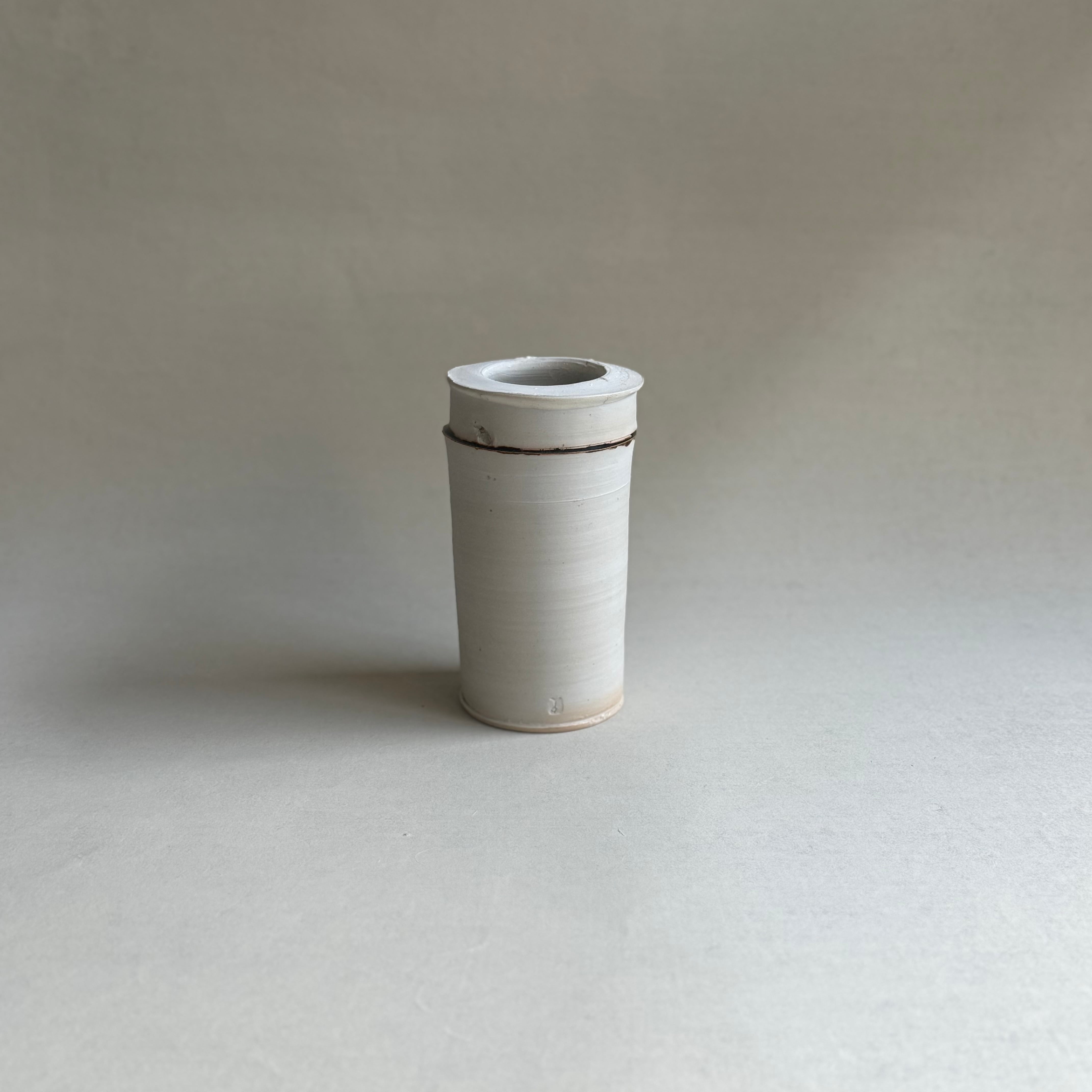 清水善行 釉着花入 | gallery 一白