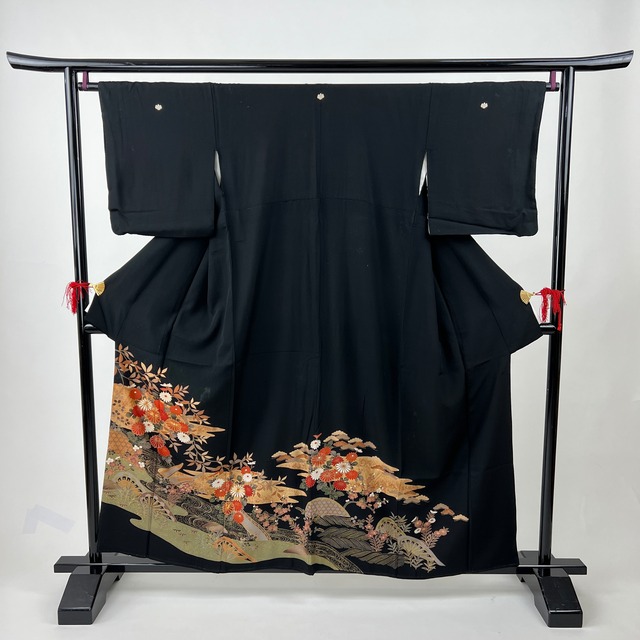 黒留袖 留袖 中古品  4A179 HAA1583000