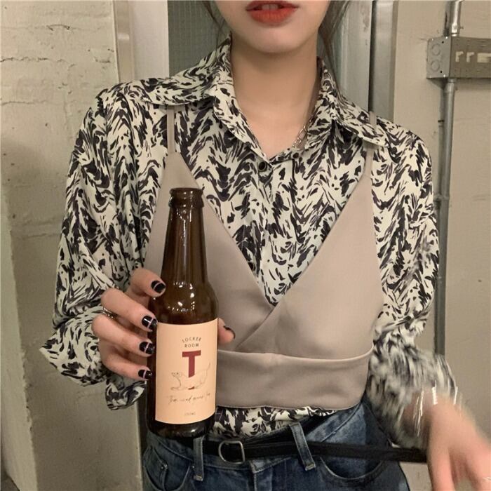 スタンダードシャツ レディーススタイルジャケット スプリングカジュアル ロング レトロ 春物 モンロー6701182907