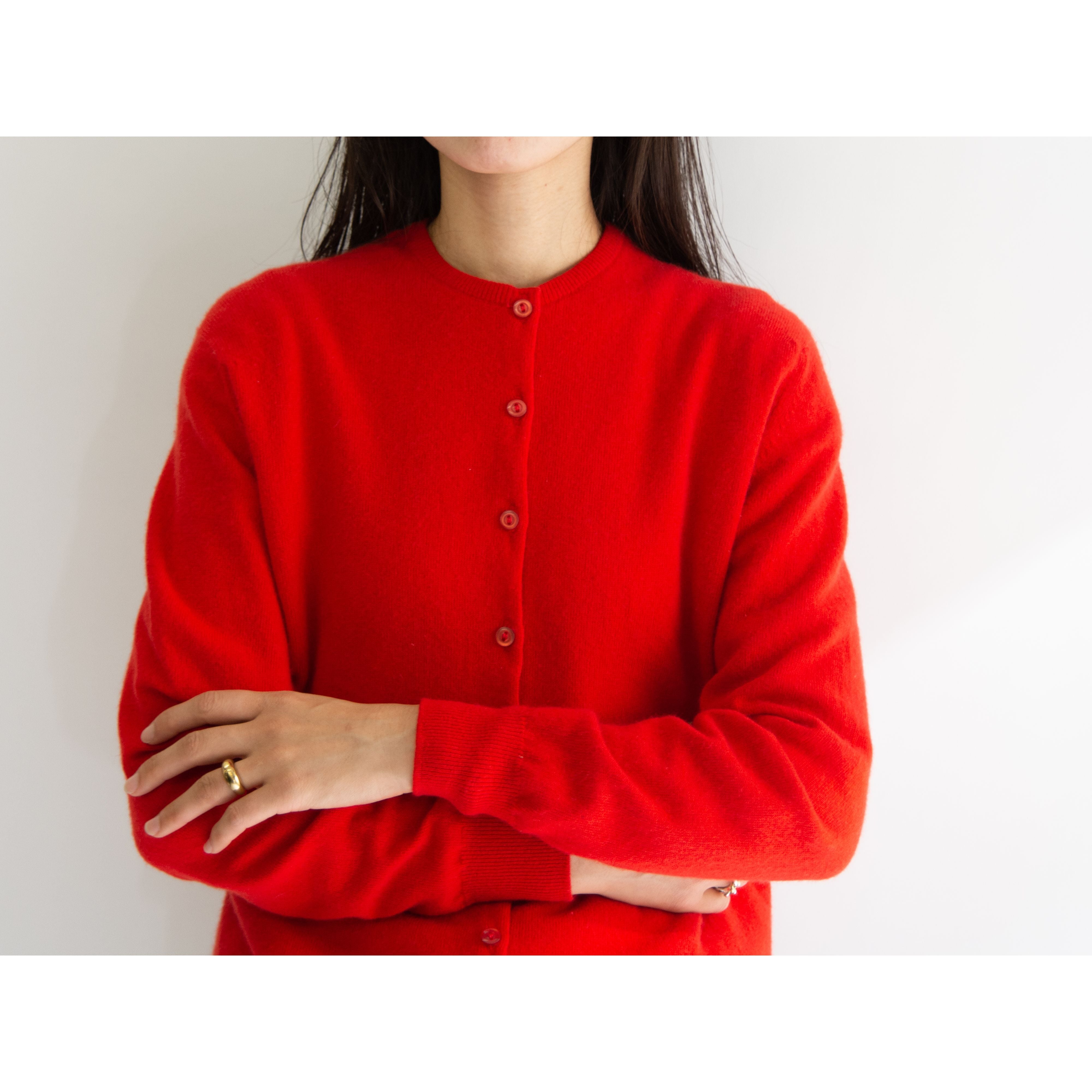 BRAEMAR】Made in Scotland 100% Cashmere Cardigan(ブレーマー