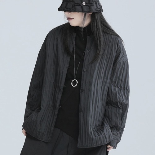 Light quilted short jacket C0759