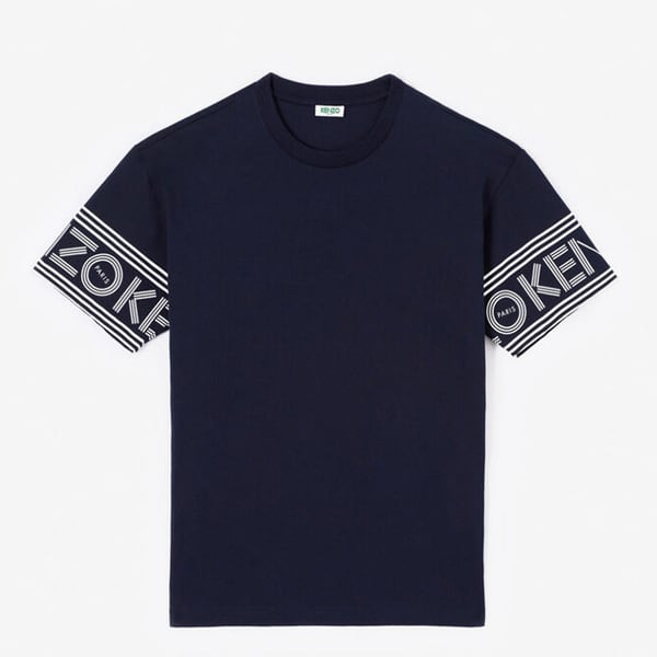 KENZO ワンピース　袖ロゴ メッシュパネル Ｔシャツ