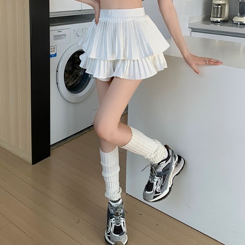 3色／ティアードプリーツスカート ・78601