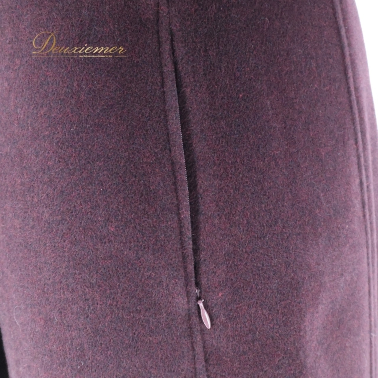 レディース Calvin Klein カルバンクライン コート ウール パープル系 紫 長袖 毛 フォーマル アンゴラ コート 高級感 おしゃれ クラシック 上品