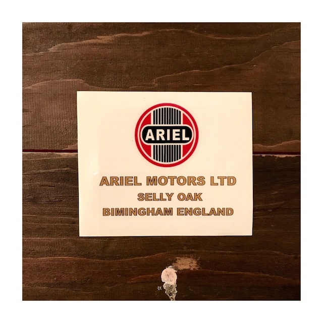 Ariel Sticker / Ariel Motors Ltd on Clear Frame Sticker #6