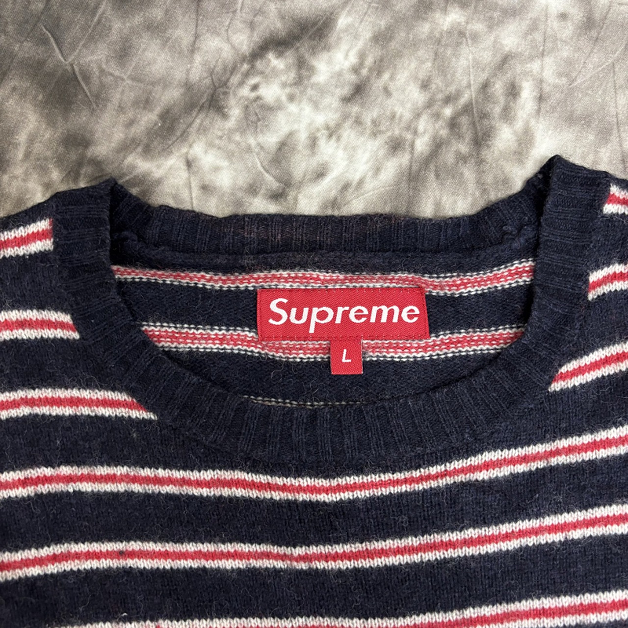 Supreme/シュプリーム Border Sweater/ボーダーニット セーター/L 