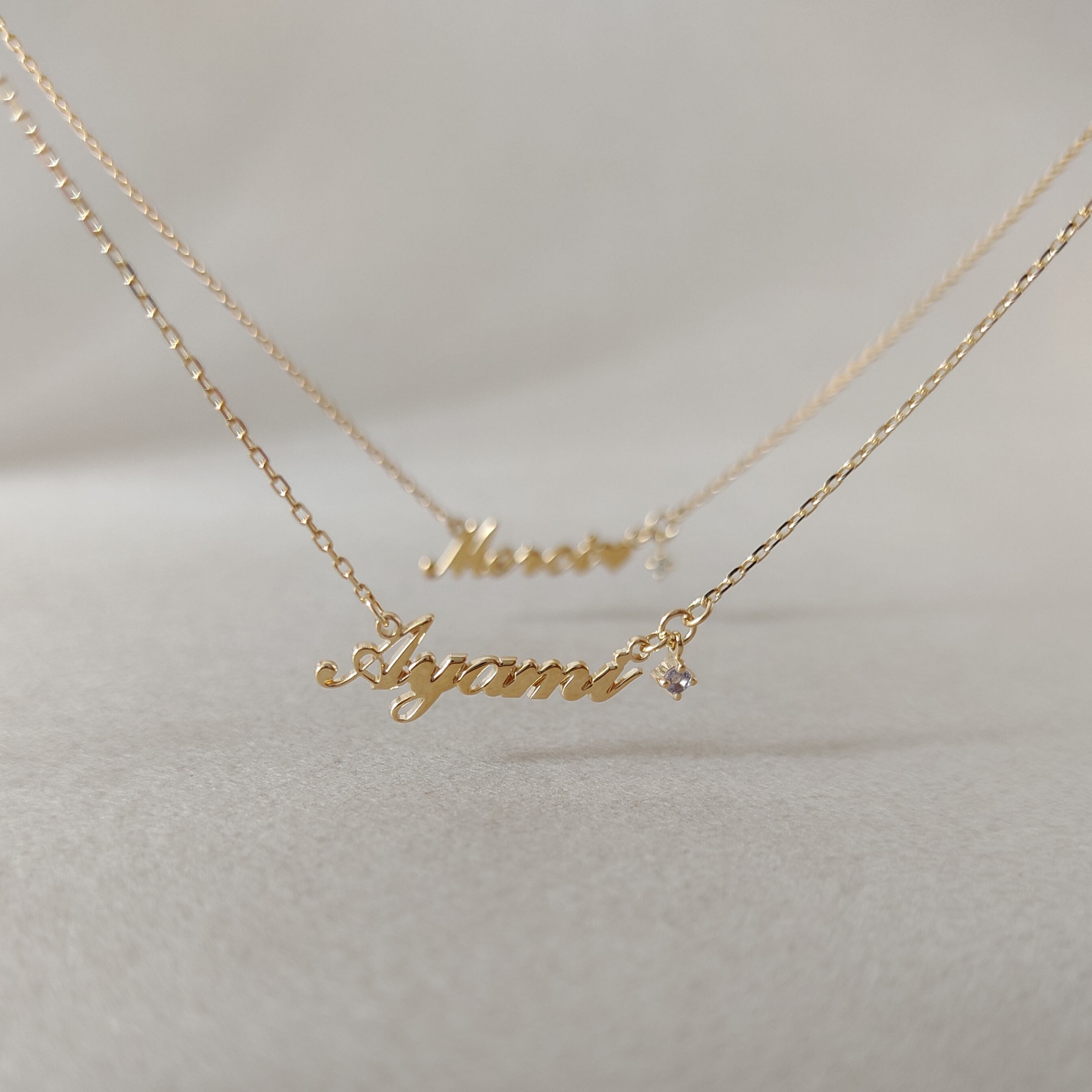 ボールチェーンK18YG ネックレス 45cm（フリーアジャスター付き