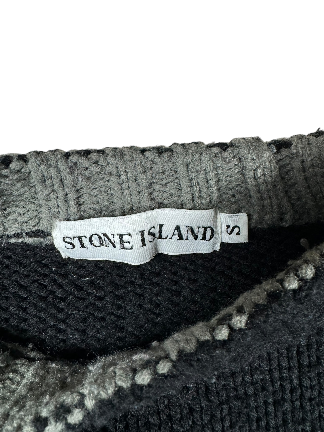 90s STONE ISLAND “Grenn Patch” knit