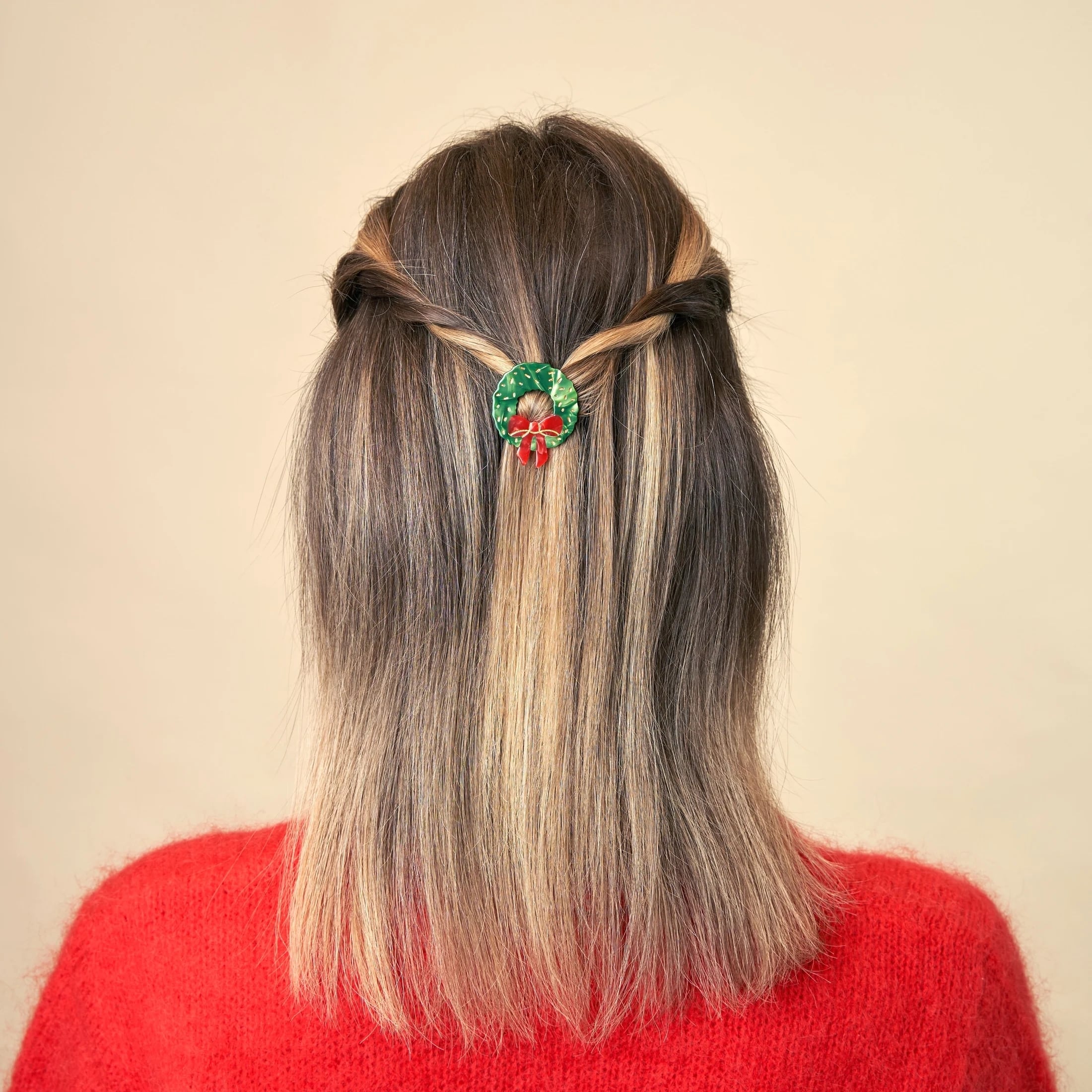 «即納» Coucou Suzette Christmas Wreath Hair Clip ククシュゼット ヘアアクセサリー