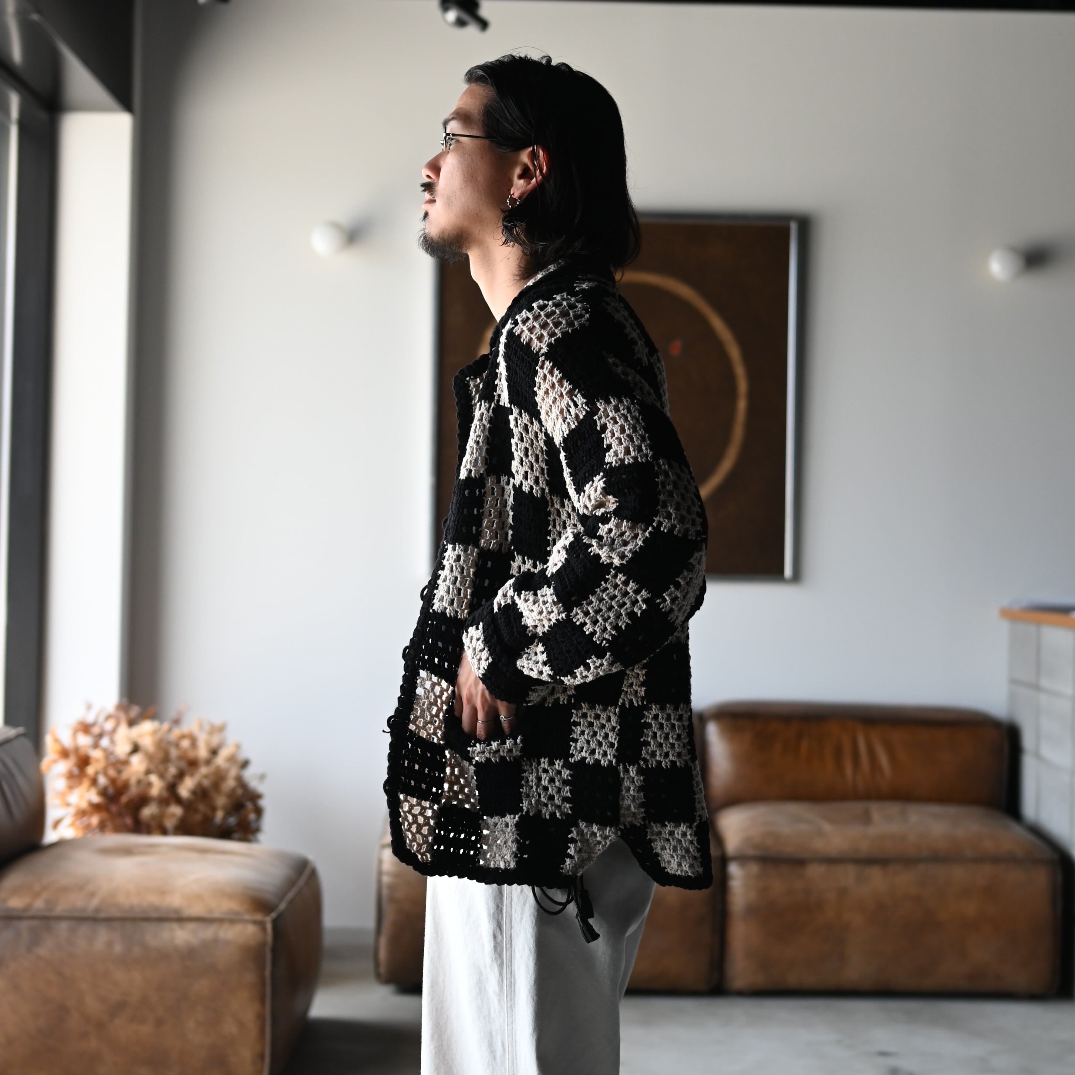 OLD JOE(オールドジョー)HAND CROCHET HAVANA SHIRTS (Long-sleeve