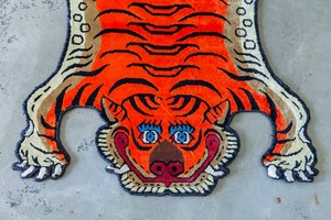 Tibetan Tiger Rug 《Sサイズ•シルク006》チベタンタイガーラグ
