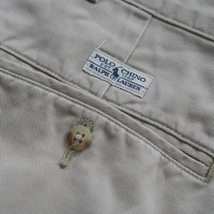 90s Polo by Ralph Lauren POLO CHINO "ANDREW SHORT" beige [W38] 古着