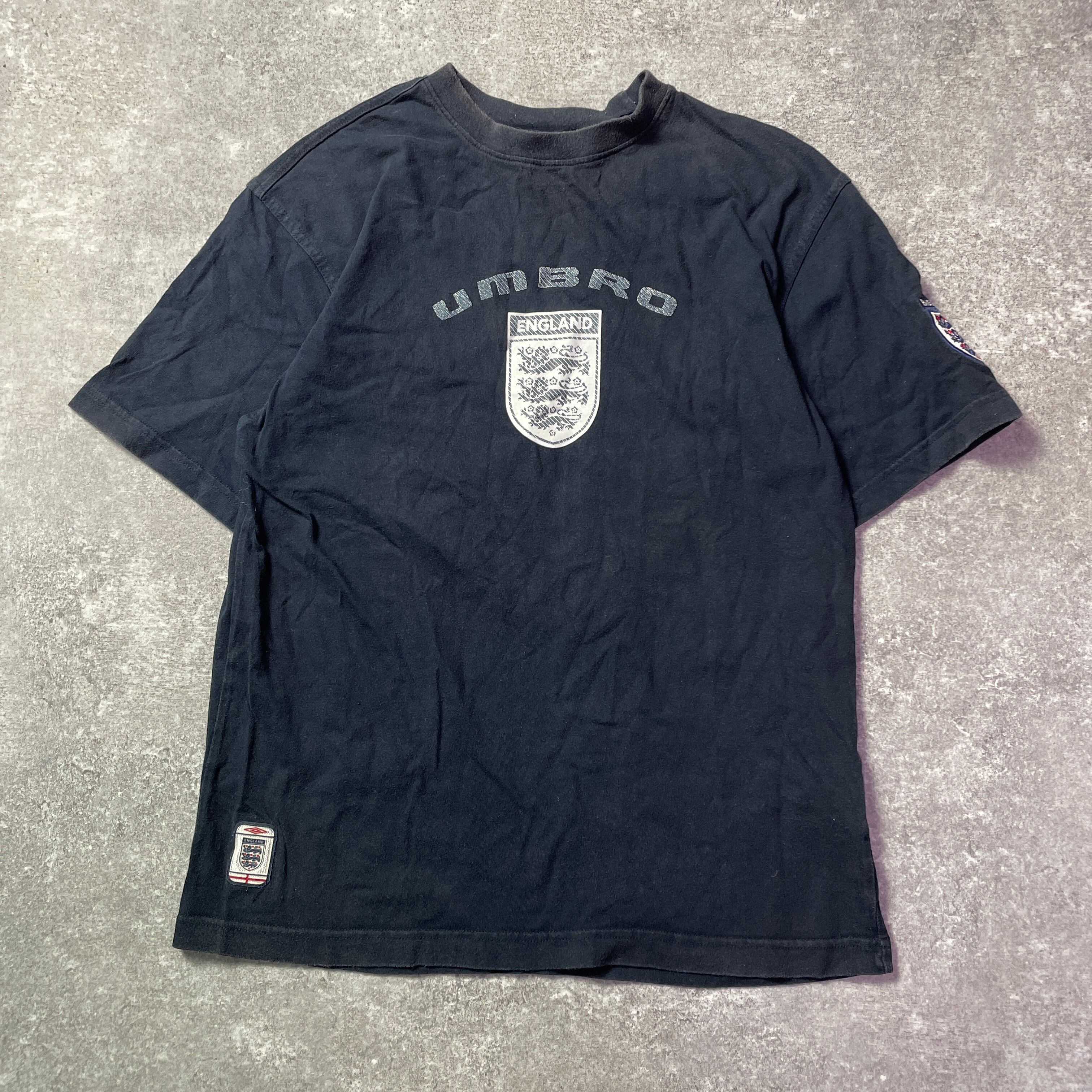 90s 00s UMBRO アンブロ イングランド Tシャツ 刺繍ロゴ