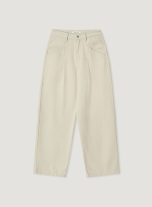 [MANGO MANY PLEASE] JETA PINTUCK JEANS_LIGHT BEIGE 正規品 韓国ブランド 韓国通販 韓国代行 韓国ファッション マンゴーメニープリーズ 日本 店舗