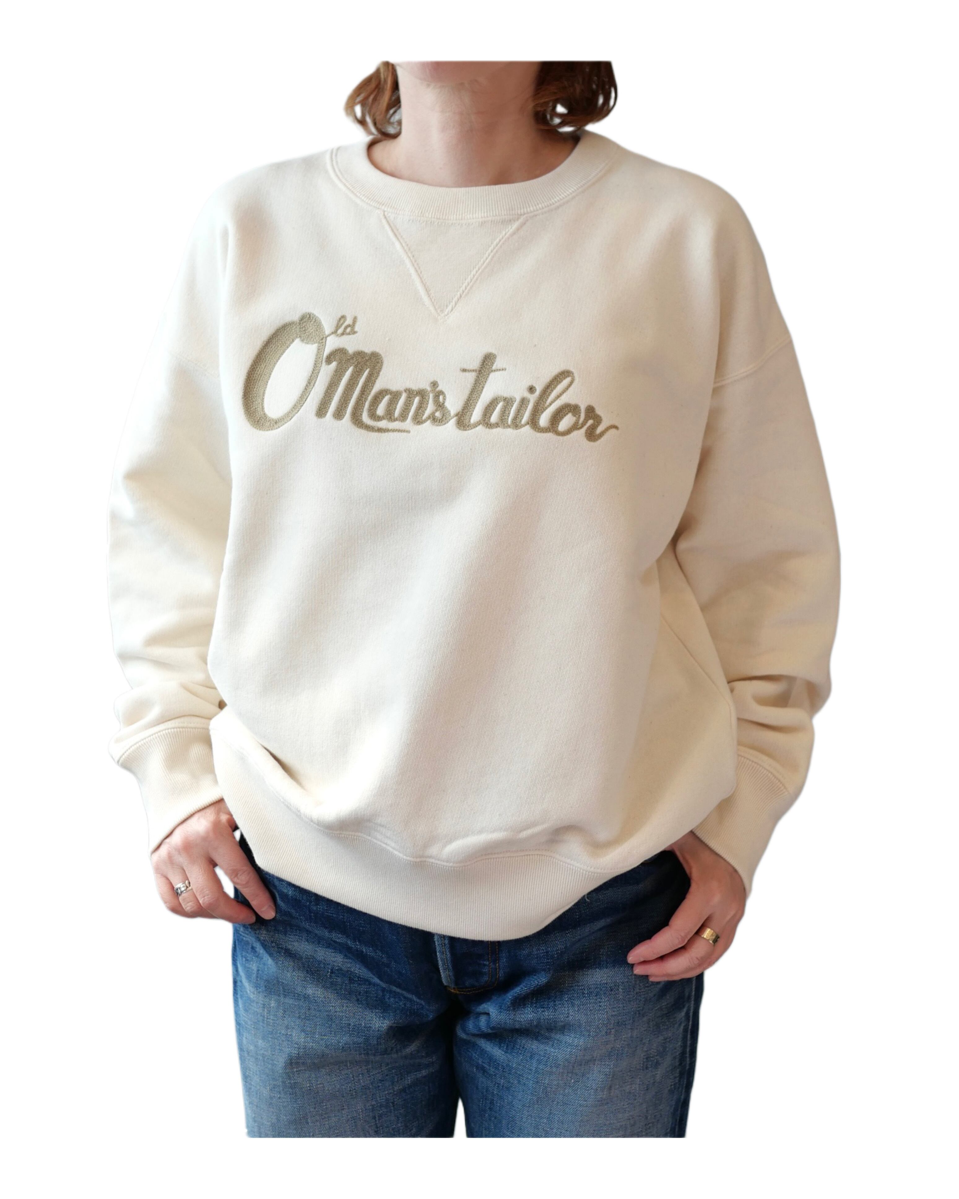 R&D.M.Co- no.7972d APPLE SWEAT SHIRT Black M、L | Cieloazulmat