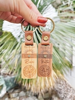 Wood key holder(sun)