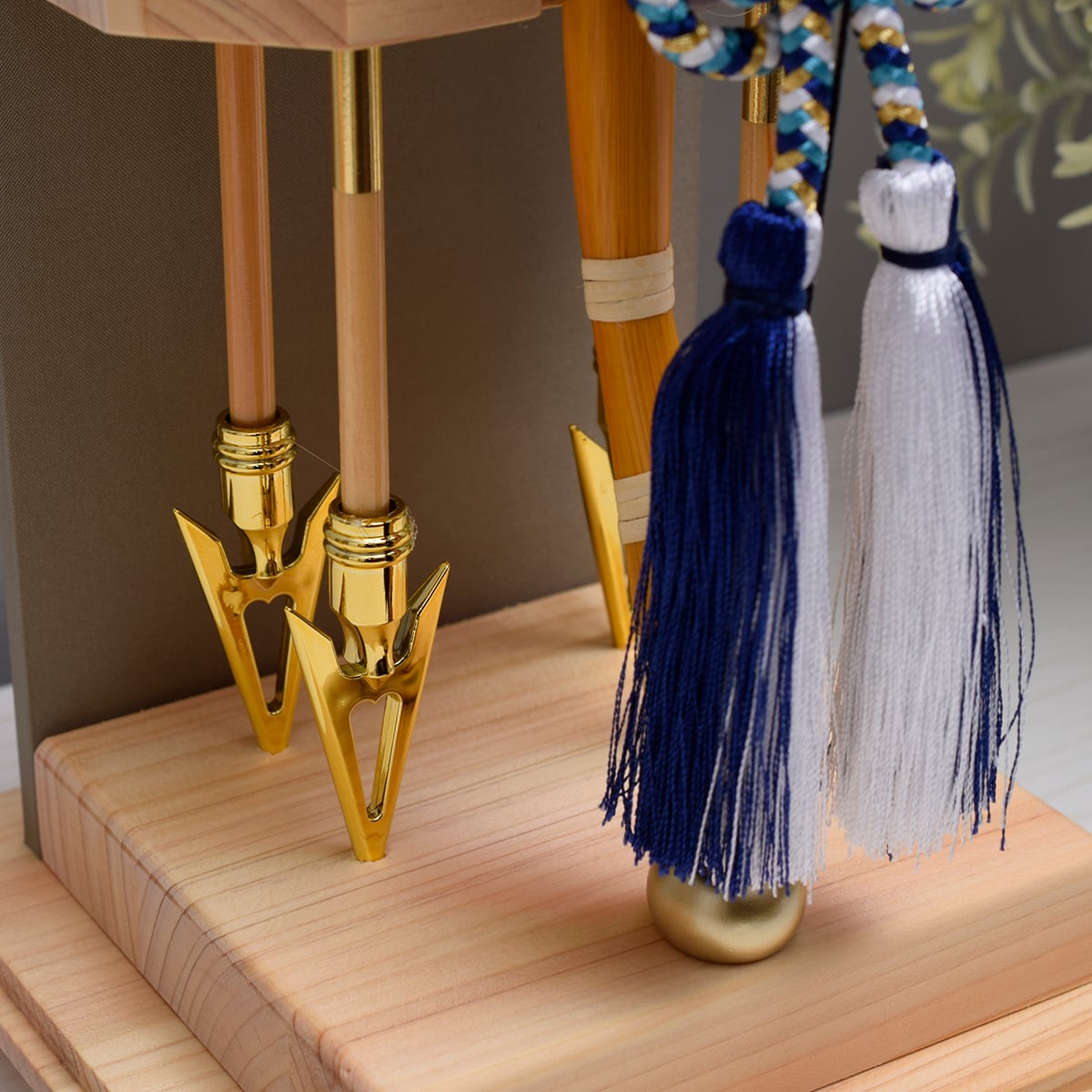 破魔弓飾り【蒼天】 アクリルケース入り｜おしゃれ｜モダン｜今どき