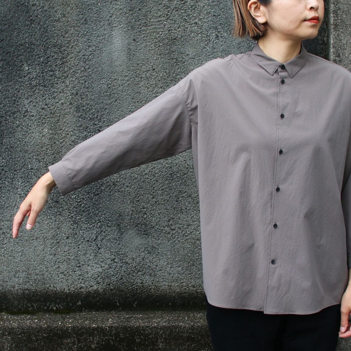 現行品 no control air ドロップショルダーシャツ / エクリュ 5｜トップス