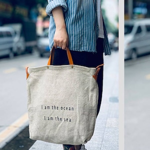 ヴィンテージライク キャンバス2WAYトートバッグ  F0184