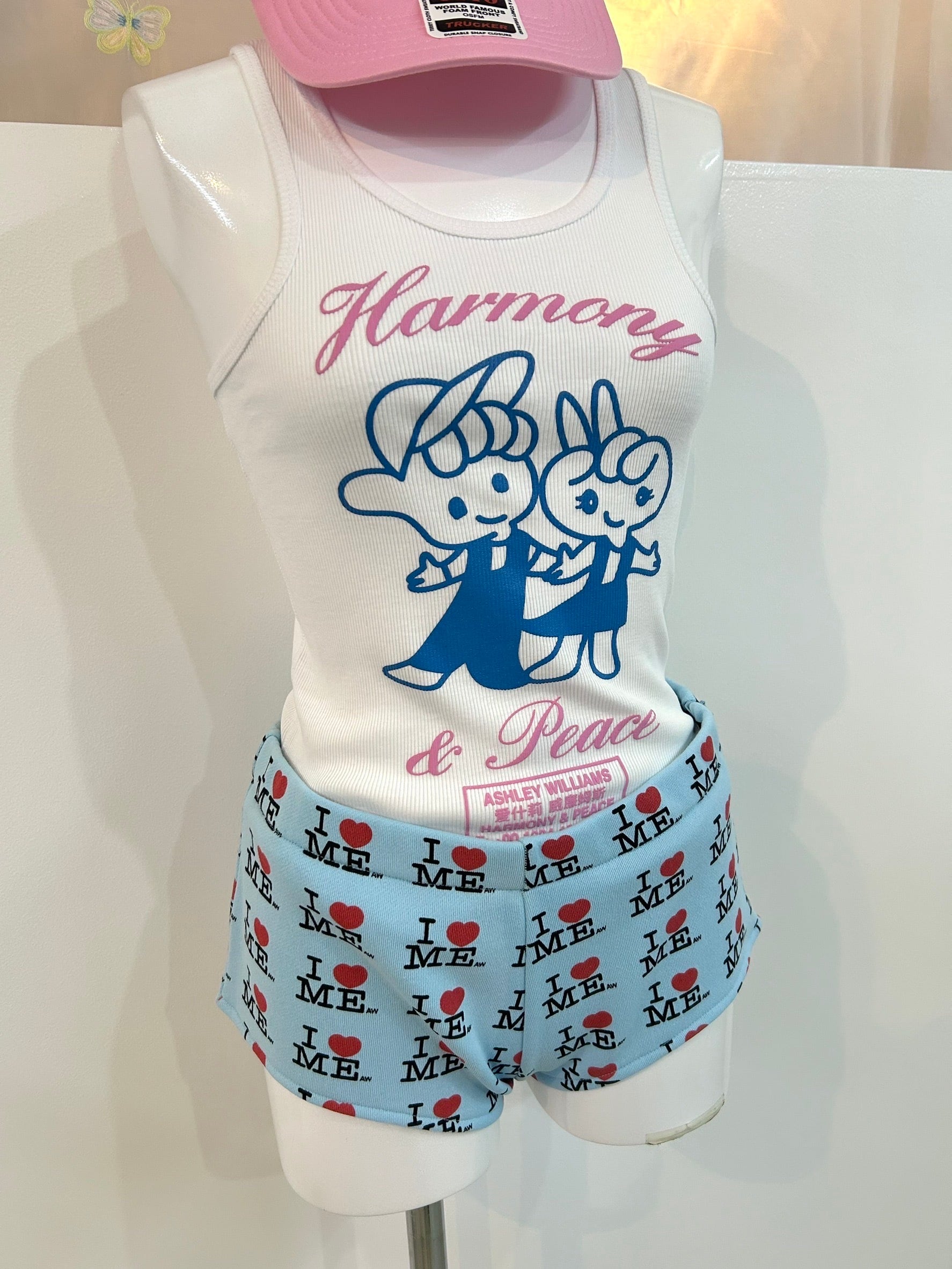 Ashley WILLIAMS I♡ME serema shorts / blue | itimi