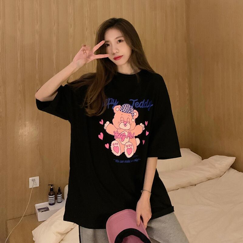 ブラックTシャツ シャツ サマートップス 夏物 試着室44943265716