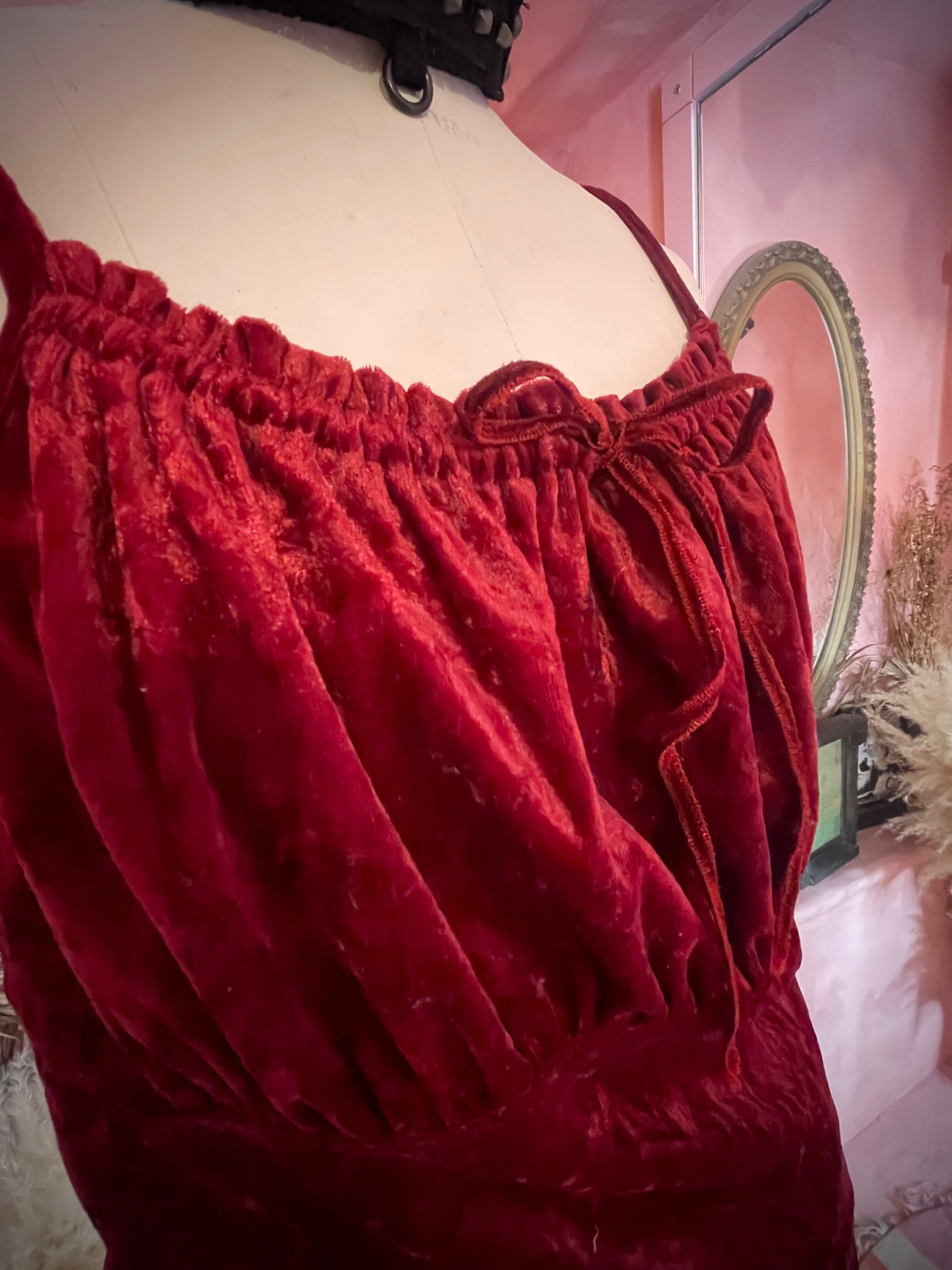 used velour camisole