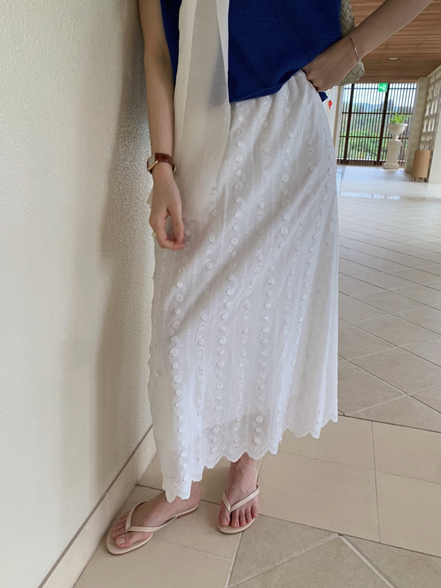 (予約)P.Y.T / Mare Flower Skirt