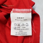 フラメンコ 衣装 emika エミカ トップス ブラウス レッド系 赤 無地 フリル レース 伸縮 華やか 襟 ダンス パーティ 発表会 ステージ衣装 舞台衣装 ダンス衣装 発表会