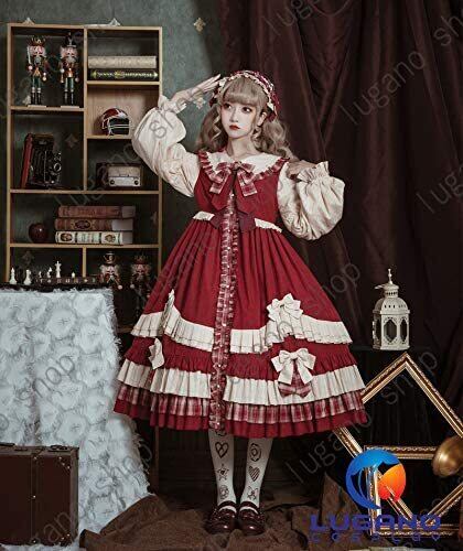 KL007 萌えゴシック ロリータ風 Sweet Gothic Lolita風 ワンピース 森