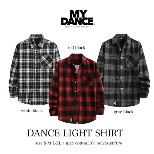 9/11から¥4962-▷9/20から¥6280-DANCE LIGHT SHIRT